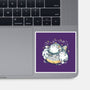 Cute Alien Cats Spaceship-None-Glossy-Sticker-xMorfina