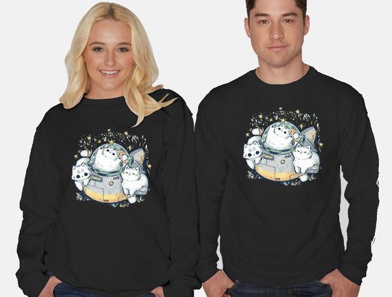 Cute Alien Cats Spaceship