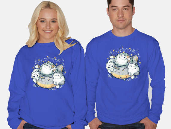Cute Alien Cats Spaceship