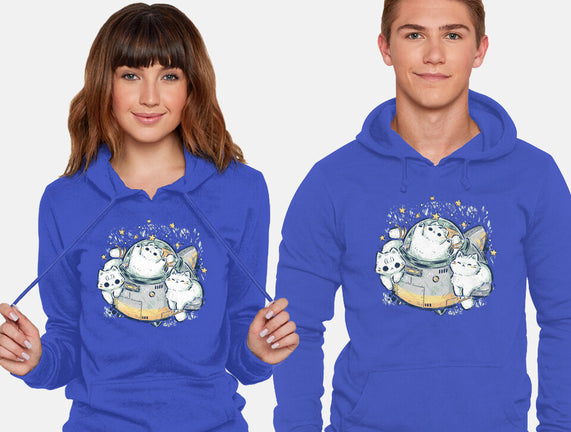Cute Alien Cats Spaceship