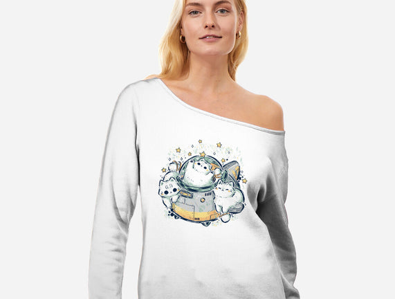 Cute Alien Cats Spaceship