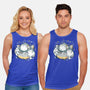 Cute Alien Cats Spaceship-Unisex-Basic-Tank-xMorfina