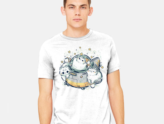 Cute Alien Cats Spaceship