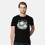 Cute Alien Cats Spaceship-Mens-Premium-Tee-xMorfina