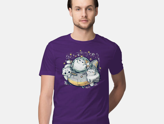 Cute Alien Cats Spaceship