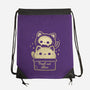 Creepy Kawaii Schrodingers Cat-None-Drawstring-Bag-xMorfina