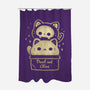 Creepy Kawaii Schrodingers Cat-None-Polyester-Shower Curtain-xMorfina