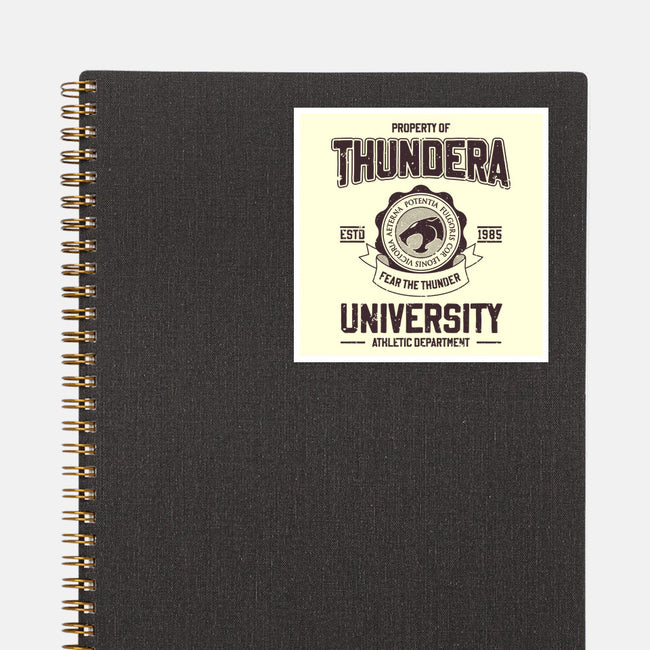 Thundera University-None-Glossy-Sticker-retrodivision