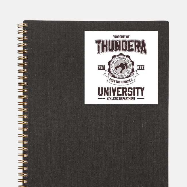 Thundera University-None-Glossy-Sticker-retrodivision