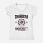 Thundera University-Womens-V-Neck-Tee-retrodivision