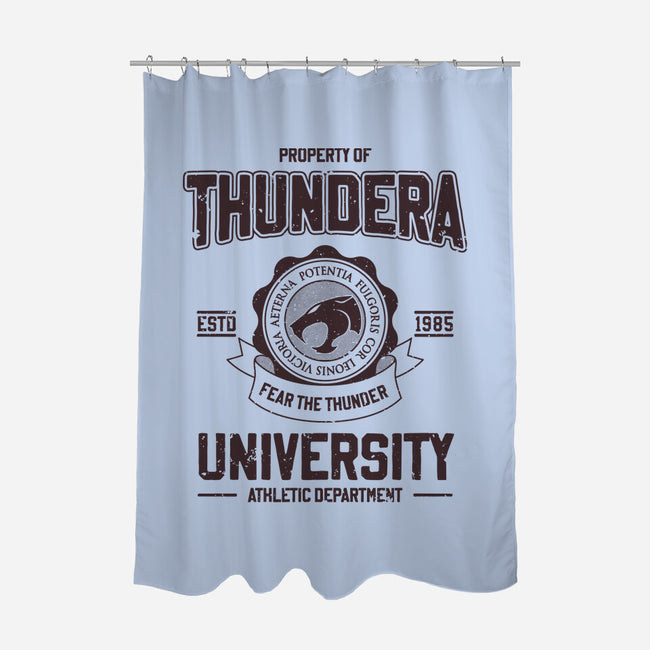 Thundera University-None-Polyester-Shower Curtain-retrodivision