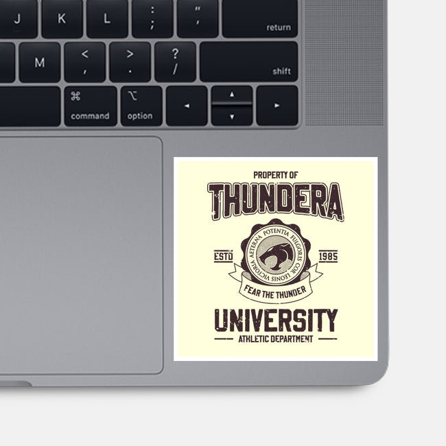Thundera University-None-Glossy-Sticker-retrodivision