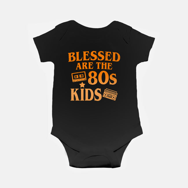 Blessed Are The 80s Kids-Baby-Basic-Onesie-Boggs Nicolas
