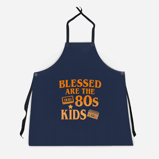 Blessed Are The 80s Kids-Unisex-Kitchen-Apron-Boggs Nicolas