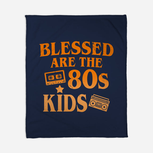Blessed Are The 80s Kids-None-Fleece-Blanket-Boggs Nicolas
