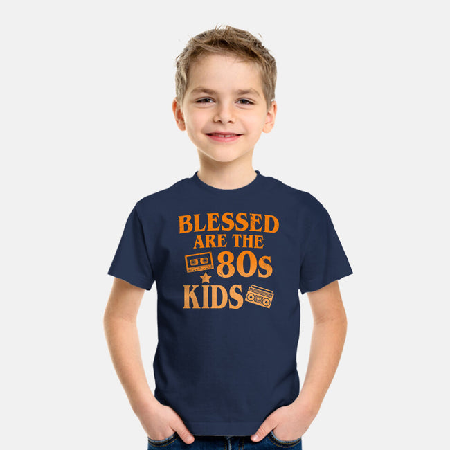 Blessed Are The 80s Kids-Youth-Basic-Tee-Boggs Nicolas