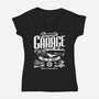 Fantastic Garage-Womens-V-Neck-Tee-teesgeex