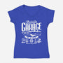 Fantastic Garage-Womens-V-Neck-Tee-teesgeex