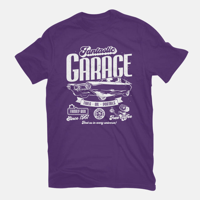 Fantastic Garage-Womens-Fitted-Tee-teesgeex