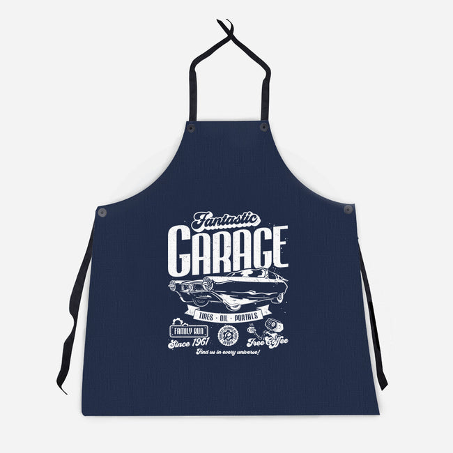 Fantastic Garage-Unisex-Kitchen-Apron-teesgeex