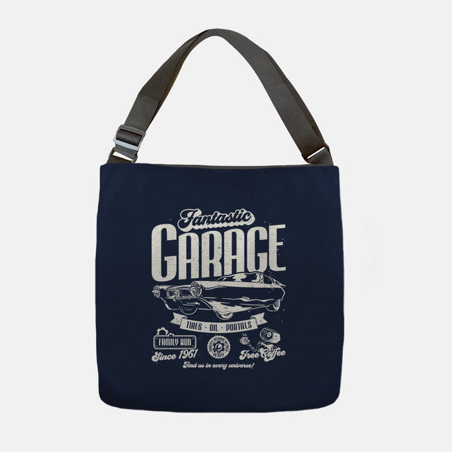 Fantastic Garage-None-Adjustable Tote-Bag-teesgeex