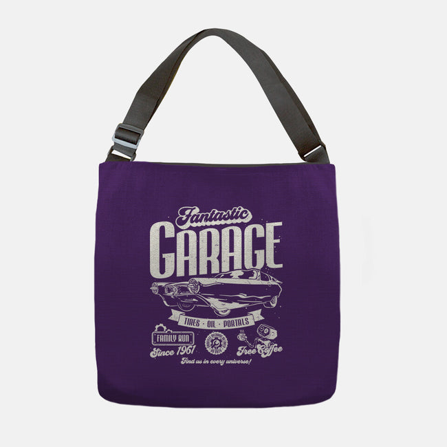 Fantastic Garage-None-Adjustable Tote-Bag-teesgeex