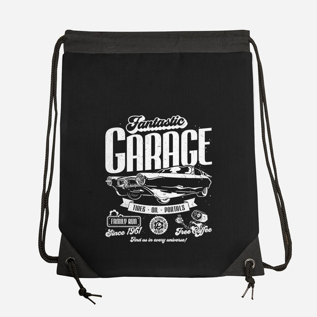 Fantastic Garage-None-Drawstring-Bag-teesgeex