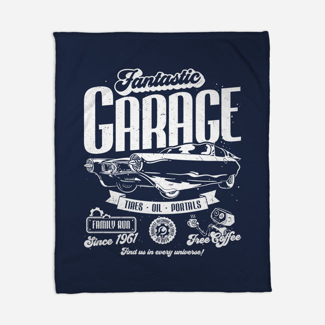 Fantastic Garage-None-Fleece-Blanket-teesgeex