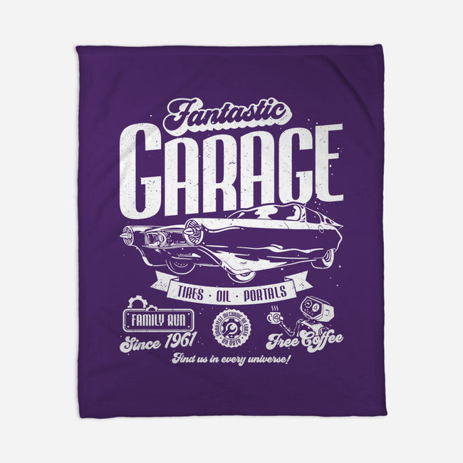 Fantastic Garage-None-Fleece-Blanket-teesgeex