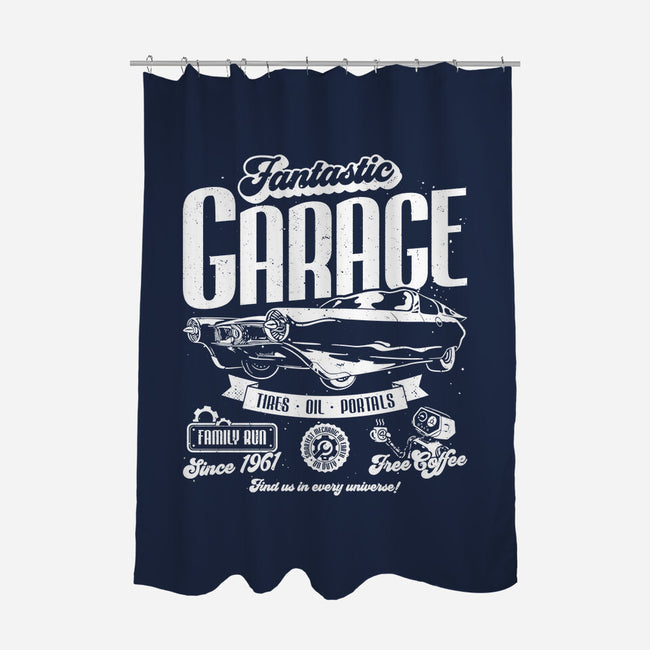 Fantastic Garage-None-Polyester-Shower Curtain-teesgeex