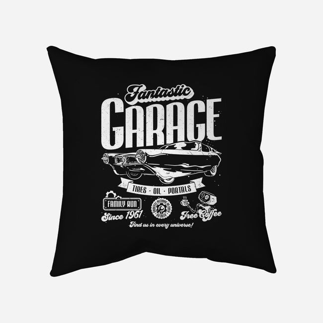 Fantastic Garage-None-Removable Cover w Insert-Throw Pillow-teesgeex