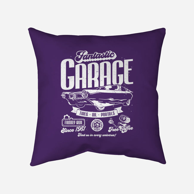 Fantastic Garage-None-Removable Cover w Insert-Throw Pillow-teesgeex