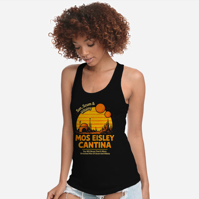 Mos Eisley Cantina-Womens-Racerback-Tank-Immortalized