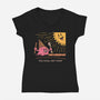 Ice Cream Wizard-Womens-V-Neck-Tee-dfonseca