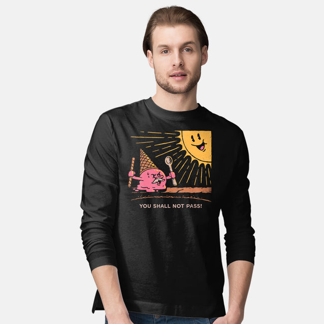 Ice Cream Wizard-Mens-Long Sleeved-Tee-dfonseca