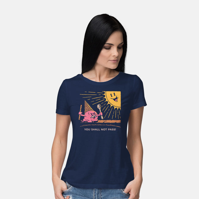Ice Cream Wizard-Womens-Basic-Tee-dfonseca
