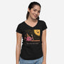Ice Cream Wizard-Womens-V-Neck-Tee-dfonseca