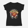 The Barbarian Dice-Womens-V-Neck-Tee-Vallina84