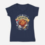 The Barbarian Dice-Womens-V-Neck-Tee-Vallina84