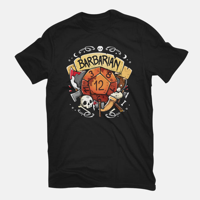 The Barbarian Dice-Mens-Basic-Tee-Vallina84