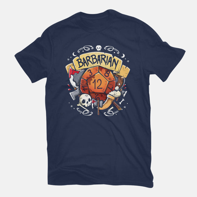 The Barbarian Dice-Mens-Basic-Tee-Vallina84