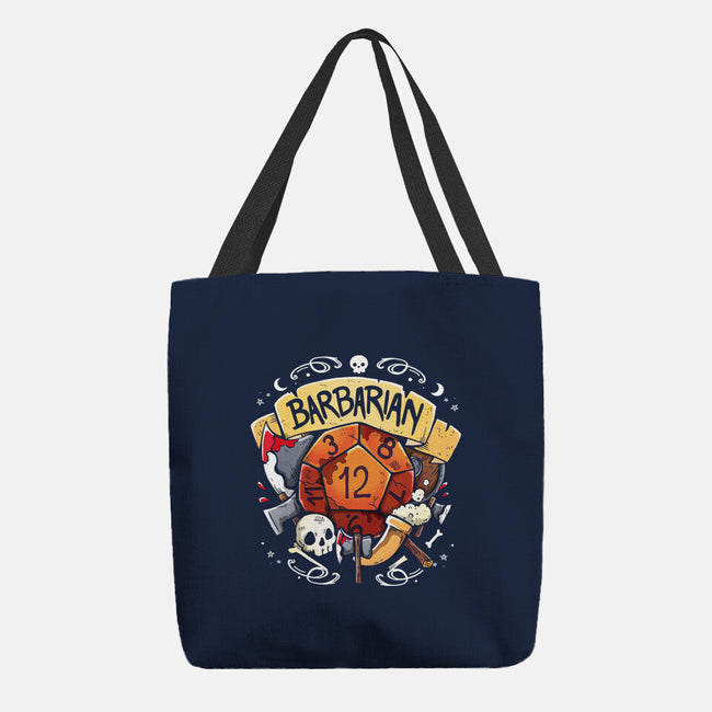 The Barbarian Dice-None-Basic Tote-Bag-Vallina84