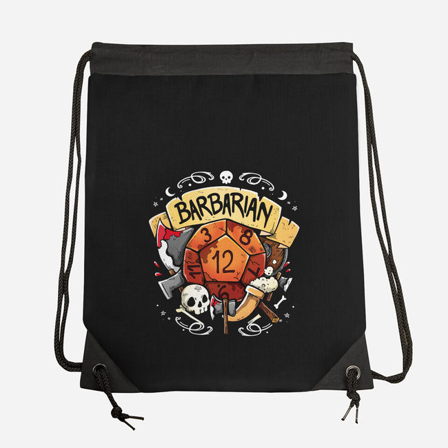 The Barbarian Dice-None-Drawstring-Bag-Vallina84