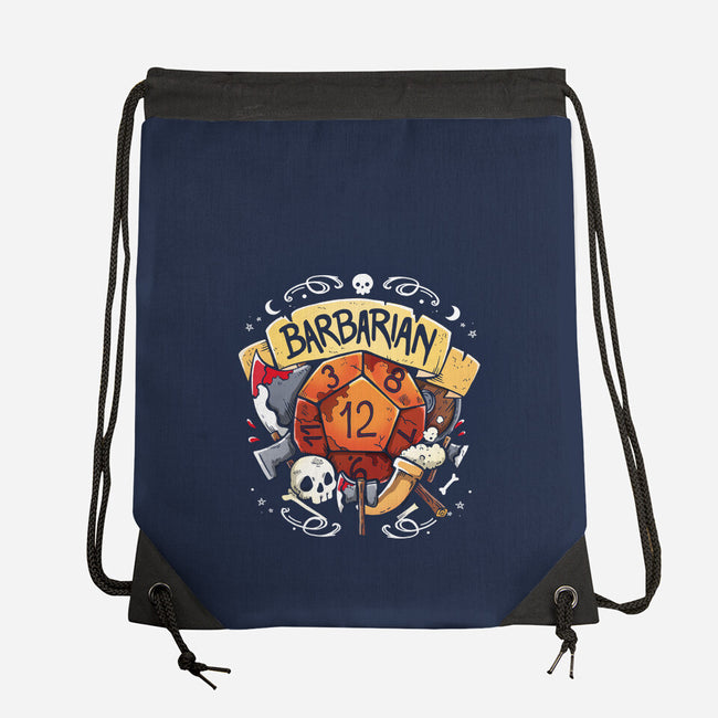 The Barbarian Dice-None-Drawstring-Bag-Vallina84