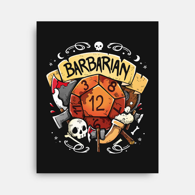 The Barbarian Dice-None-Stretched-Canvas-Vallina84