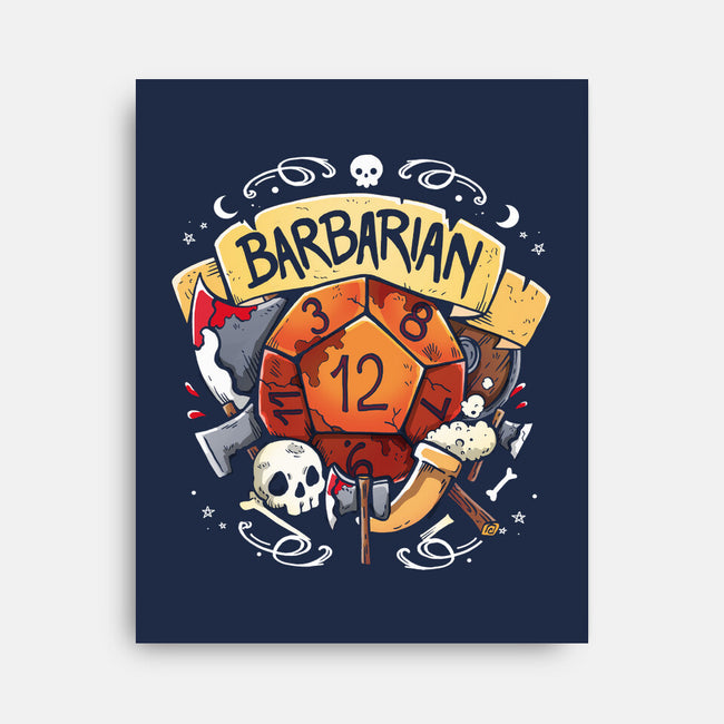 The Barbarian Dice-None-Stretched-Canvas-Vallina84