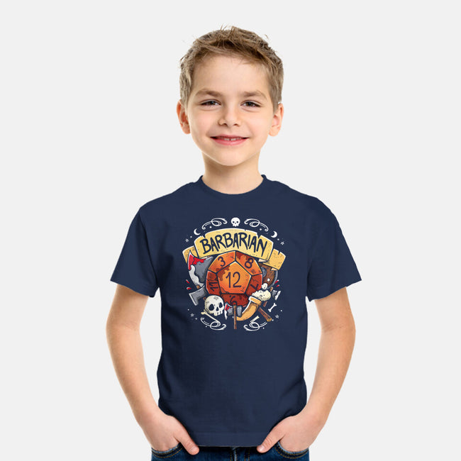 The Barbarian Dice-Youth-Basic-Tee-Vallina84