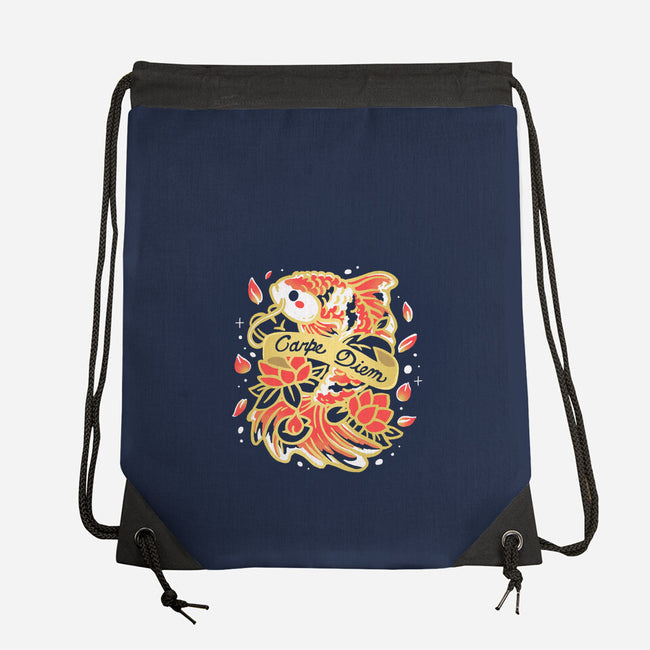 Carpe Diem Coi-None-Drawstring-Bag-Vallina84