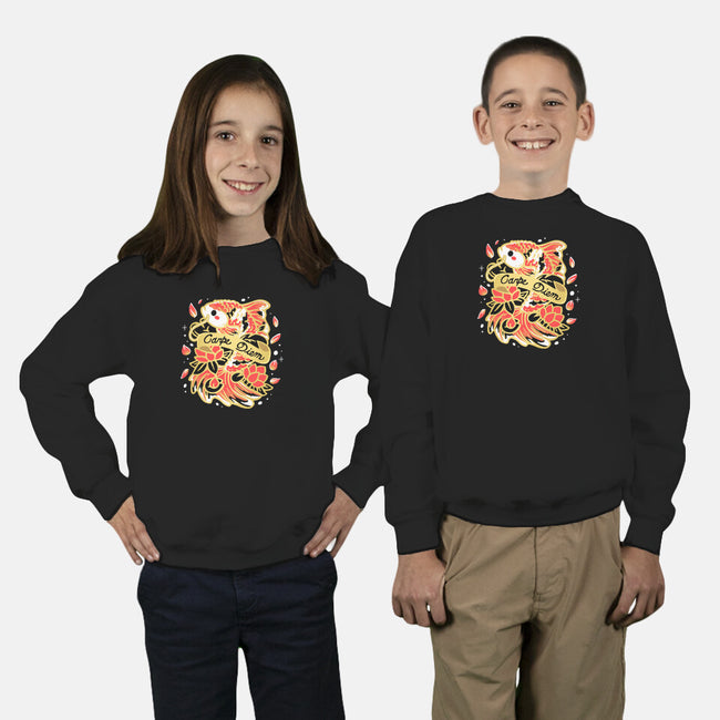 Carpe Diem Coi-Youth-Crew Neck-Sweatshirt-Vallina84