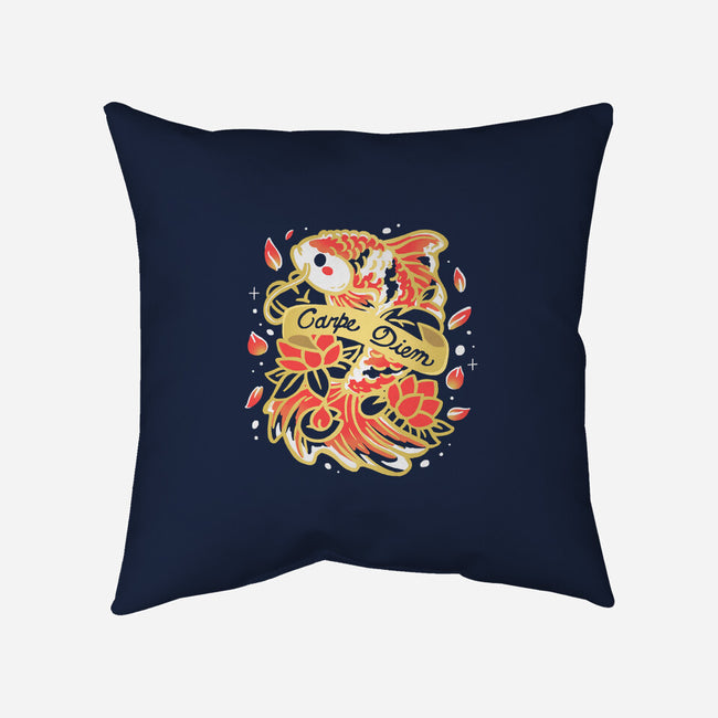 Carpe Diem Coi-None-Removable Cover w Insert-Throw Pillow-Vallina84